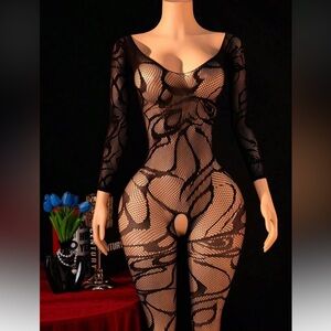 Swirled in Desire Fishnet Bodystocking NEW 🏷️